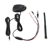 YUEHISY Antenna Amplificata Attiva DAB+GPS+FM per Auto - Montaggio Sul Tetto Superiore, Resistente all'acqua, Alla Polvere, Amplificatore di Segnale Universale per Veicoli e