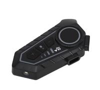 YUEHISY Auricolare Bluetooth per Casco, Interfono Bidirezionale con Audio HIFI, Resistente All'acqua IPX6, Microfono con Cancellazione del Rumore, 20 Ore di Riproduzione, per Caschi da