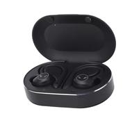 YUEHISY Auricolari Bluetooth Auricolari Wireless con Gancio per l'orecchio ANC Cuffie Sportive Stereo Resistenti all'acqua Batteria a Lunga Durata per la Guida e la Corsa (BLACK)