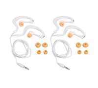 YUEHISY Auricolari da Nuoto 2 Pezzi, Auricolari Sportivi Impermeabili IP68 con Gancio per L'orecchio Ergonomico, Spina da 3,5 Mm, Inserti di Ricambio Multipli, per lo Sport