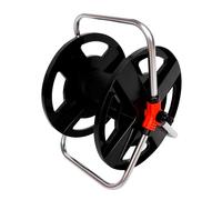 YUEHISY Avvolgitubo, Scaffale per Tubi dell'Acqua da 35 Metri, Carrello Mobile per Tubi da Giardino con Maniglia Girevole, Staffa Resistente per un Facile Spostamento, Soluzione di Irrigazione per