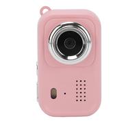 YUEHISY Azione Indossabile per Fotocamera da Pollice, Schermo a Colori per Registrazione Video 1080P Piccola Fotocamera retrò per Animali Domestici da Escursionismo in bicicletta(128GB) (PINK)