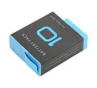 YUEHISY Batteria di Ricambio per Batteria Al Litio da 10, 1800 MAh, a Lunga Durata e con Ricarica più Rapida, Protezioni Multiple di Circuito per Fotocamera Sportiva Nera 10/9