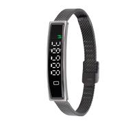 YUEHISY Bracciale Intelligente, Tracker Fitness con la Frequenza Cardiaca Monito, Workout Intensit, Controlla la Fotocamera del Tuo Telefono Attraverso Bluetoot, per i Telefoni Android (BLACK)