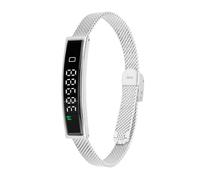 YUEHISY Bracciale Intelligente, Tracker Fitness con la Frequenza Cardiaca Monito, Workout Intensit, Controlla la Fotocamera del Tuo Telefono Attraverso Bluetoot, per i Telefoni Android (SILVER)
