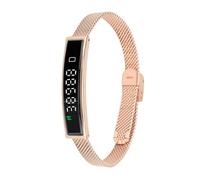 YUEHISY Bracciale Intelligente, Tracker Fitness con la Frequenza Cardiaca Monito, Workout Intensit, Controlla la Fotocamera del Tuo Telefono Attraverso Bluetoot, per i Telefoni Android (GOLD)