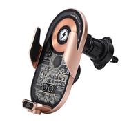 YUEHISY Caricabatteria per Auto Wireless da 66 W, Supporto per Telefono con Magnete, Supporti per Telefono con Bloccaggio Automatico a Ricarica Rapida da 15 W, per Presa D'aria del