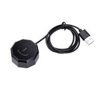 YUEHISY Caricabatterie Magnetico USB per Spazzolino Elettrico, Base di | Perni in Rame, Cavo Rinforzato, Protezione Multi-circuito, Uscita a Basso Ripple, Anti Piegatura, Controllo Temperatura,