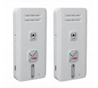 YUEHISY Confezione da 2 Citofoni Wireless per Casa, Interfonico Full Duplex Vivavoce Audio Bidirezionale, Chiamante Bidirezionale Vocale a Lungo Raggio da 500 M (WHITE)