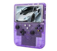 YUEHISY Console Portatile retrò, Schermo HD da 6,0", CPU da 1,5 GHz, Supporto per Oltre 30 Emulatori, Doppi Joystick RGB. (Viola traslucido)