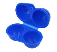 YUEHISY Contenitore in Plastica per Portauova da 2 Pezzi, per Uso in Campeggio, Picnic all'aperto, è Realizzato in Materiale ABS, la capacità di Due Uova Non è né più né Meno, Mantiene (BLUE)