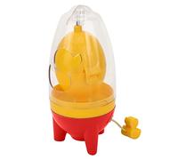 YUEHISY Conveniente Egg Scrambler Spinner per Uova Facile da Montare per L'uso in Viaggio Creatore di Uova Alimentato a Mano (rosso)