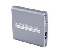 YUEHISY Convertitore da AV a Digitale, Adattatore Multimediale HDMI per la Digitalizzazione di Sorgenti AV, per Videocamera Hi8 VCR DVD, Acquisizione USB su Computer