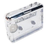 YUEHISY Convertitore da Cassetta a MP3, Trasferimento Digitale USB C e Registrazione AUX, Riavvolgimento Automatico, Microfono e Altoparlante Integrati, Batteria Ricaricabile, Cuffie