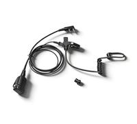 YUEHISY Cuffie a Tubo Acustico di Sorveglianza Nascoste con Microfono PTT, Compatibili con Radio Bidirezionali a 2 Pin e, Auricolare Walkie-talkie