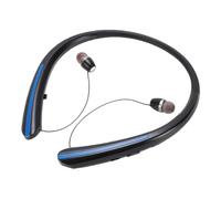 YUEHISY Cuffie Bluetooth con Archetto da Collo con Microfono, Auricolari Retrattili Bluetooth 5.3, Cancellazione del Rumore CVC 8.0, IPX5 Resistente Al Sudore, Doppia Connessione (BLUE)