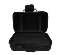 YUEHISY Custodia da Trasporto con Shell Duro per PS, Custodia per la Console di Gioco Portatile con Due Livelli di Design, Impermeabilizzazione, Antidust, Ammortizzante, per Accessori (BLACK)