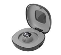 YUEHISY Custodia di Ricarica per Smart Ring con Display LED, Caricabatterie Rapido con Porta di Ricarica Magnetica, Compatibile con R02, R03, R06, R11M, R8, H01 (BLACK)