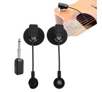 YUEHISY di Microfono Saxofono Wireless, Microfono Strumenti a Clip per Chitarra Tromba di Sax, Gamma Wireless da 40 M/131ft, 8 Ore di Utilizzo