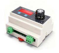 YUEHISY Display Digitale Potenziometro 10kΩ 2W, Potenziometro Programmabile a 4 Cifre con Supporto per Binario, per Controller di velocità, PLC, Sostituzione Dell'inverter