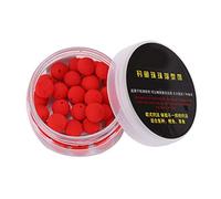 YUEHISY Esca per Carpa, 30 Pezzi di Pop-up in Morbida Schiuma, Esca da Pesca Aromatizzata Ad Alta galleggiabilità per Pesci Grossi, 10 Mm/12 Mm Giallo, Patata Dolce Alla Fragola Senza Sapore (Gusto