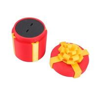 YUEHISY Fastidiosa Scatola Regalo con Viti Annidate, Scatola per Scherzi Riutilizzabile con Viti Annidate per Regali in Contanti, Stampata in 3D con Sorprese a Strati per Le Feste (Rosso)