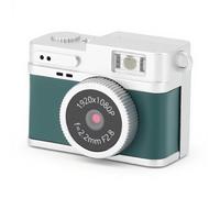 YUEHISY FHD 1080p Mini Telecamera, Presa con una Mano con Cinturino/keychain, Android OTG 180Mah Design Vintage (GREEN)