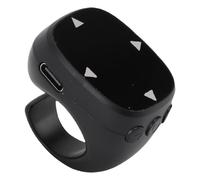 YUEHISY Fingertip Remote Control, Scorring Ring Page Turner per Tablet di Telefono, Distanza di 10 M, per la Lettura di Video Fotografici (BLACK)