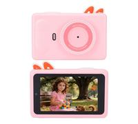 YUEHISY Fotocamera per Bambini AI, Fotocamera per Apprendimento Intelligente HD con Touch Screen, Riconoscimento Oggetti, Registrazione HD, WiFi a 2,4 GHz, Regalo Giocattolo per (PINK)