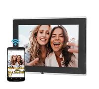YUEHISY Frame di Foto Digitale, Pianificatore di Calendario Touch Screen Smart da 10,1 Pollici LCD LCD, Album di Cloud Elettronico a Condivisione Remota (Spina europea)