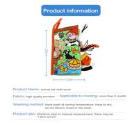 YUEHISY Giocattolo a Sonagli per Libri di Apprendimento Impermeabile per Bambini con Simpatico Motivo a Cartoni Animati per Promuovere lo Sviluppo Visivo, Adatto a Bambini di età Superiore a 0 Mesi