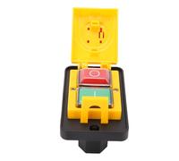 YUEHISY Interruttore a Magnetostart 7 Pin 3 Fasi 10A IP55 Pulsante di | Bloccaggio multipunto, base centrale per impatto, resistente alle vibrazioni di caduta, design del fondo antipolvere,