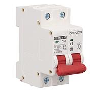 YUEHISY Interruttore Automatico in Miniatura DC 2P 50A DC1000V 6000A | Protegge da sovraccarico e cortocircuito, di sgancio elettromagnetico per intervento immediato da cortocircuito