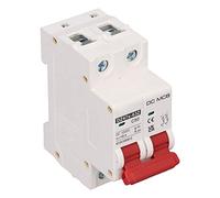 YUEHISY Interruttore Automatico Miniatura DC 2P 50A DC1000V 6000A Guida DIN | Protegge da sovraccarico e cortocircuito, di sgancio elettromagnetico per intervento immediato da cortocircuito