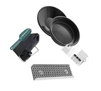 YUEHISY Kit di Panning in Oro in Alluminio Leggero in Alluminio, Depressione Portatile 12 Pollici con Muschio Minerario di Riffles per Prospezione e Dragaggio