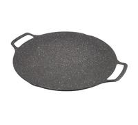 YUEHISY Korean BBQ Plate Barbecue Grill Antiaderente Circolare Padella | Liscio e antiaderente, È molto liscio, Antiaderente in cottura, Bello e pratico, Materiale innocuo