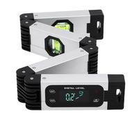 YUEHISY Livello Pieghevole Digitale da 60 Cm, Righello di Misurazione Portatile Pieghevole, Misurazione Multiangolo Precisa in Lega di Alluminio Magnetica per Scale Angolari