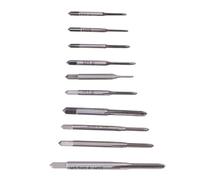 YUEHISY Maschi a Macchina, Set Mini Maschi da 10 pezzi: Include le Dimensioni da M1 a M3,5 per Piccoli Lavori di Precisione.Assortimento Completo per attività di Filettatura su Piccola Scala,