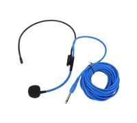 YUEHISY Microfono con Cuffia da 6,35 Mm, Microfono con Cuffia con Asta Cablata per Amplificatore Vocale, Rotazione Flessibile a 360°, Suono Chiaro HiFi, per il Coaching di Canto e