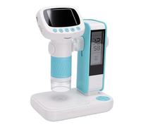 YUEHISY Microscopio Digitale, Ingrandimento 50X-1000X con 8 Luci Anulari a LED, 6 Livelli di Luminosità, Video 1080P, USB Portatile, per Bambini Adulti Educazione Scientifica