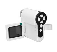YUEHISY Microscopio per Bambini 1000X Magnificazione Portatile Digital con Display a Colori da 2 Pollici, 6 Luci a LED Microscopio Portatile per Kids Educational Tool (WHITE)