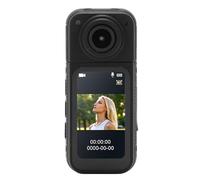 YUEHISY Mini Fotocamera Indossabile, 2.7K 12MP 170 Gradi Vivavoce POV Angolo di Registrazione Cam Magnetica Indossata Dal Corpo, per Viaggi di Lavoro a Piedi (BLACK)