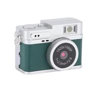 YUEHISY MINI Retro Keychain Camera - Registrazione HD 1080p con 4 Filtri e Flash LED - Telecamera da Viaggio Compatta per lo Studio/registrazione, Include una Scheda da 32 GB (GREEN)