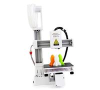 YUEHISY Mini Stampante 3D, Completamente Assemblata con Tutti gli Ugelli di Metallo Riscaldamento Rapido, compatibilità PLA/TPU, Dimensioni di Build (BLACK) (WHITE)