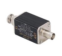 YUEHISY Misuratore di Potenza SWR, Onde Corte HF da 1 a 50 MHz, 6 Indicatori LED e Funzionamento a Batteria, Misuratore SWR Compatto da 10 W per Sistemi di Trasmissione Radio