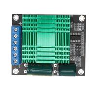 YUEHISY Modulo Driver Motore CC 9 V-30 V 60 A, Controller PWM A Ponte H A Doppio Canale, Alta Potenza per Automazione Robot Industriale, Commutazione 60 KHz, Resistenza 0,003 Ohm, Ampio Dissipatore