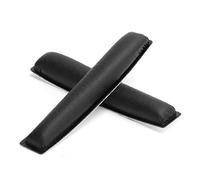 YUEHISY Morbido Cuscino per Fascia per Cuffie Sopra L'orecchio (BLACK) | 2 G Pelle Leggera Ed Elastica, Schiuma Resistente, Autoadesiva, per Cuffie Sopra L'orecchio