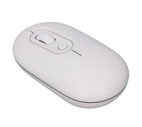 YUEHISY Mouse Wireless con Ricevitore USB, Mouse del Computer Silenzioso Illuminato, 800 1200 1600 DPI 3 Livelli DPI Regolabili, Design Portatile, per Laptop PC (WHITE)