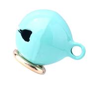 YUEHISY Portachiavi con Ciondolo a Forma di Campana in Ferro Cromato per Collare per Cani e Gatti, Facilmente Rimovibile per Animali Domestici Felici, Suono Attraente della Campana (Lago Blu)