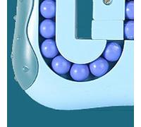 YUEHISY Puzzle con Perline Rotanti, Giocattolo Educativo per lo Sviluppo Dell'intelligenza dei Bambini, Sollievo Dallo Stress, Immaginazione Spaziale [interazione tra Bambini] (GREEN)